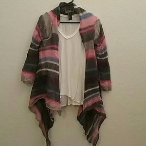 Charming open weave cardigan